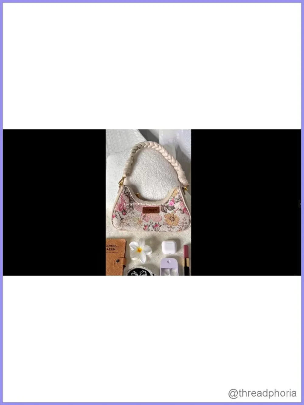 Womens Faux Leather Canvas Floral Hobo Bag Shoulder Purse